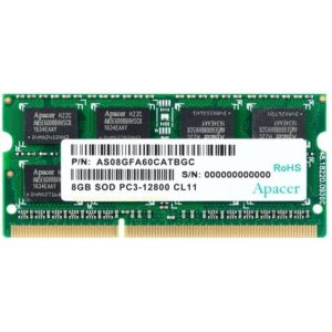 Memory 8GB 1600MHz CL11 DDR3 SODIMM Apacer RP AS08GFA60CATBGJ( 3 άτοκες δόσεις.)