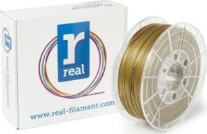REAL PLA 3D Printer Filament - Gold - spool of 1Kg - 1.75mm (REFPLAGOLD1000MM175).