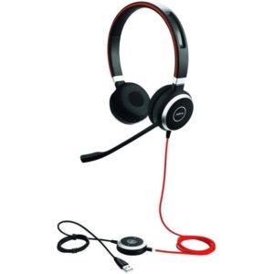 Jabra Evolve 40 MS Stereo (USB) On Ear Multimedia Headset (6399-823-109) (JAB6399-823-109).( 3 άτοκες δόσεις.)