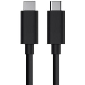 POWERTECH καλώδιο USB Type-C σε Type-C CAB-UC041, 5A, copper, 1m, μαύρο CAB-UC041.