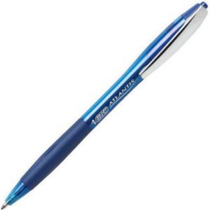 Bic Στυλό Ballpoint 1.0mm με Μπλε Mελάνι Atlantis Soft (902132) (BIC902132).