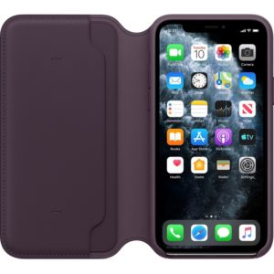 Apple Leather Folio Case για το iPhone 11 Pro Aubergine MX072ZM/A.( 3 άτοκες δόσεις.)