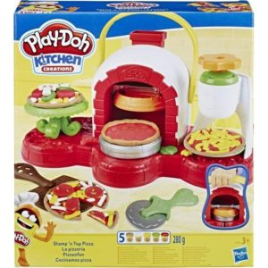 Hasbro Play-Doh: Kitchen Creations - Stamp n Top Pizza Playset (E4576EU4).