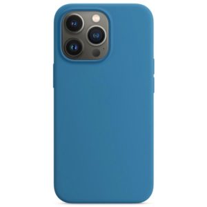 Θηκη Liquid Silicone για Apple iPhone 13 Pro Max Μπλε. (0009096287)
