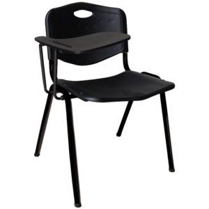 STUDY Καρέκλα - Θρανίο Μέταλλο Βαφή Μαύρο, PP Μαύρο 64x62x77cm ΕΟ549,2S.