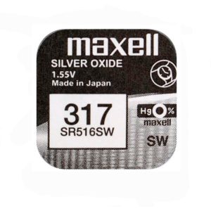Buttoncell Maxell 317 SR516SW Τεμ. 1.