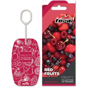 Auto GS Αρωματικό αυτοκινήτου κρεμαστό feral fruity collection με άρωμα red fruits 19211