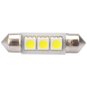 M-Tech ΛΑΜΠΑΚΙΑ ΠΛΑΦΟΝΙΕΡΑΣ C5W/C10W 12V 0,72W SV8,5 36mm CAN-BUS LED 3xSMD5050 PREMIUM ΛΕΥΚΟ BLISTER 2ΤΕΜ.
