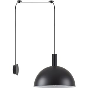 Home Lighting SE21-BL-4-NM1W-MS40 ADEPT TUBE Black Matt Wall Lamp Black Metal Shade 77-8821( 3 άτοκες δόσεις.)
