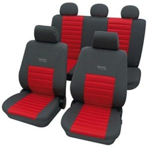 Κάλυμμα καθισμάτων Petex Active Sports - κόκκινο - γκρι 11 τμχ. - πολυεστέρα 22374812( 3 άτοκες δόσεις.)