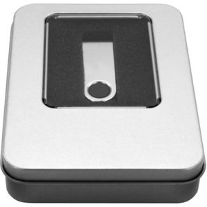 MediaRange Aluminum storage box, for USB flash drives, silver (MRBOX902).