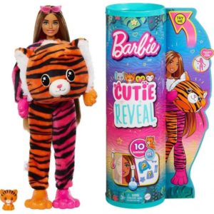 Mattel Barbie: Cutie Reveal Jungle Series - Tiger Surprise Doll (HKP99).( 3 άτοκες δόσεις.)