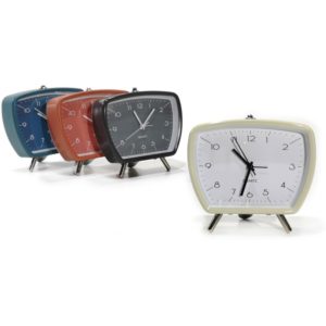 ArteLibre Ρολόι Ξυπνητήρι Μέταλλο/Πλαστικό 14.6x6.6x14.1cm Σε Διάφορα Χρώματα.