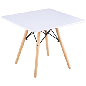 ART Wood Kid Τραπέζι Άσπρο MDF 60x60x49cm Ε708Κ,1.( 3 άτοκες δόσεις.)