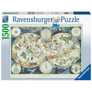 Ravensburger Puzzle: World Map of Fantastic Beasts (1500pcs) (16003).