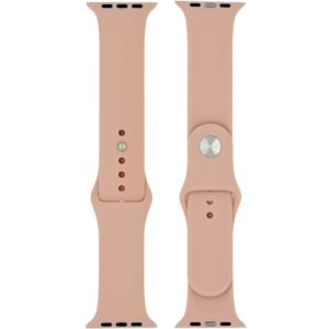 Ανταλλακτικό Λουράκι Ancus Wear Σιλικόνης για Apple Watch 40/41mm Ροζ.