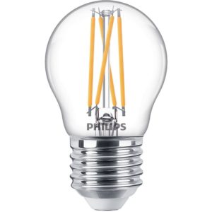Philips E27 LED WarmGlow Filament Ball Bulb 1.8W (25W) (LPH02543) (PHILPH02543).