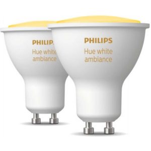 Philips Hue Spot GU10 White Ambiance 350 lumens 4.3W 2 pieces (LPH02714) (PHILPH02714).( 3 άτοκες δόσεις.)