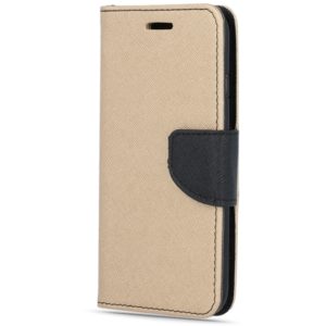 Smart Fancy Book case for Apple iphone 7/8 - Gold/Black.
