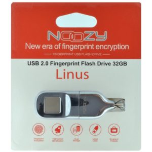 USB 2.0 Noozy Linus Fingerprint Flash Drive 32GB.