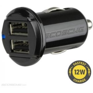 Scosche USBC242M Φορτιστής Αυτοκινήτου USB, 12W+12W - SCOSCHE
