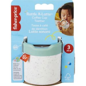 Fisher-Price: Rattle A-Latte Coffee Cup Teether (HGB86).