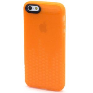 Θήκη Σιλικόνης Ancus για Apple iPhone SE/5/5S Glow Πορτοκαλί.