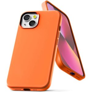 Θήκη Goospery Silicone για Apple iPhone 13 Mini Πορτοκαλί.