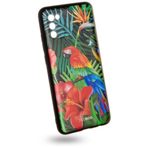 EGOBOO Case Mat TPU Jungle Parrot (Samsung A02s)