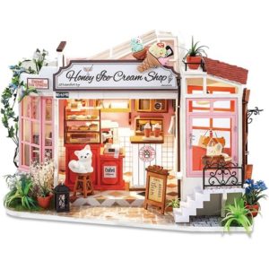 Rolife Honey Ice-cream Shop DG148 DIY Wooden Dollhouse( 3 άτοκες δόσεις.)