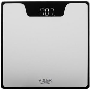 ADLER BATHROOM SCALE WITH LED DISPLAY SILVER AD8174S