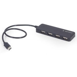 GEMBIRD 4-PORT USB HUB TYPE-C BLACK UHB-CM-U2P4-01