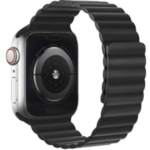 Watchband Hoco WA07 Flexible 38/40/41mm για Apple Watch 1/2/3/4/5/6/7/8/SE Μαύρο Silicon Band.