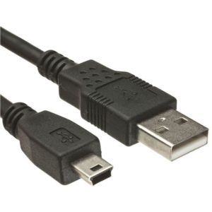 POWERTECH καλώδιο USB σε USB Mini CAB-U042, copper, 3m, μαύρο CAB-U042.