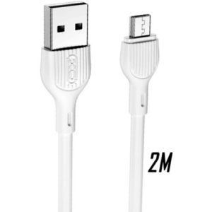 XO NB200 2.4A USB Καλώδιο Micro 2.0μ Άσπρο.