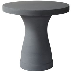 CONCRETE Τραπέζι Cement Grey Φ80cm H.75cm Ε6206.( 3 άτοκες δόσεις.)
