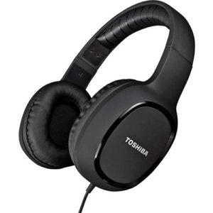 TOSHIBA AUDIO WIRED OVER EAR HEADPHONES BLACK RZE-D160H-BLK