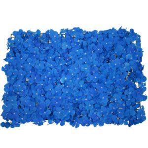 GloboStar 78328 Συνθετικό Πάνελ Λουλουδιών - Κάθετος Κήπος Ορτανσία Μπλε Μ60 x Υ40 x Π5cm.