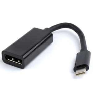 CABLEXPERT USB-C TO DISPLAY PORT ADAPTER BLACK A-CM-DPF-01
