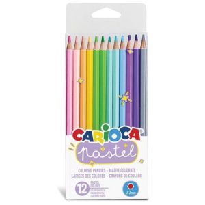 Carioca ξυλομπογιές με 12 pastel χρώματα (Σετ 12τεμ).( 3 άτοκες δόσεις.)