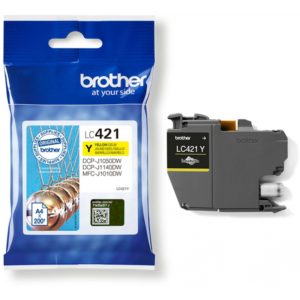 Brother Μελάνι Inkjet LC-421Yellow (LC421Y) (BRO-LC421Y).