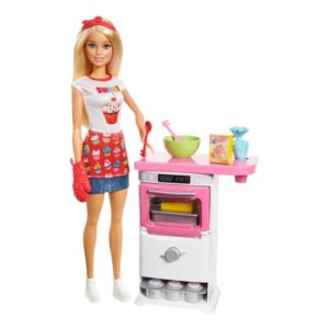 Mattel Barbie Doll - Baker Playset (FHP57).