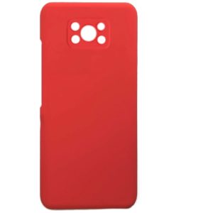Θηκη Liquid Silicone για Xiaomi Poco X3 NFC / X3 Pro Κοκκινη. (0009095944)