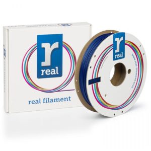 REAL PLA Sparkle 3D Printer Filament - Sparkle Blue Crystal - spool of 0.5Kg - 1.75mm (REFPLASPRKCRYSTL500MM175).