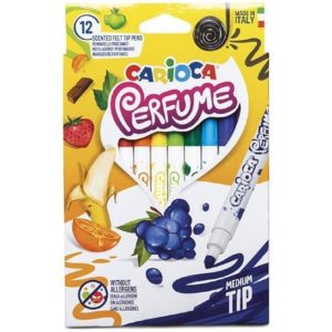 Carioca perfume μαρκαδόροι 12 χρωμάτων (Σετ 6τεμ).