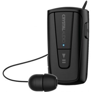 Crystal Audio R3K Retractable Bluetooth Headphones Black H15J( 3 άτοκες δόσεις.)