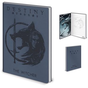 Pyramid The Witcher (The Sigils And The Wolf) Flexi Cover Notebook (SR73543).