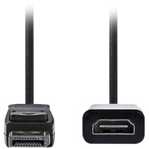 NEDIS CCGP37150BK02 DisplayPort - HDMI Cable, DisplayPort Male - HDMI, ouput, 0. NEDIS.