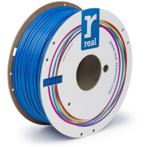 REAL PETG 3D Printer Filament - Blue - spool of 1Kg - 2.85mm (REFPETGSBLUE1000MM300).