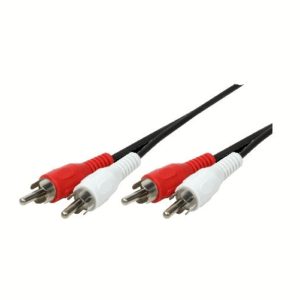 Cable Audio 2xRCA M/M 2.5m Logilink CA1039